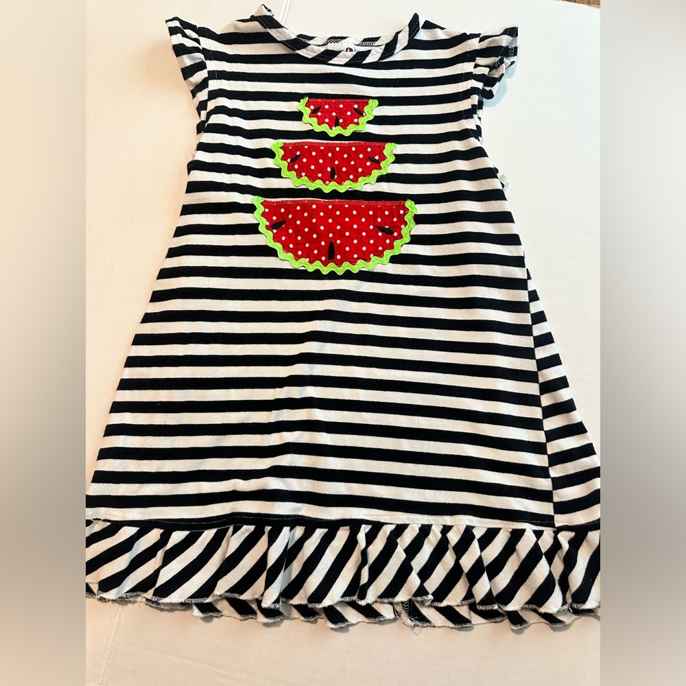 4T The Bailey Boys Watermelon Appliqué Dress